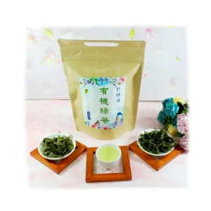 【不葉城】鑫龍源 台灣有機綠茶葉60g/包